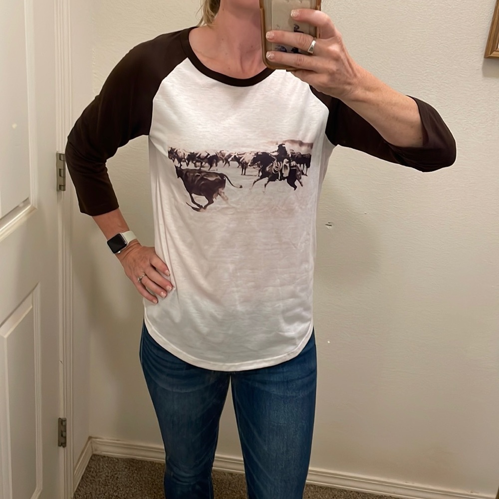 Western Baseball Style Top